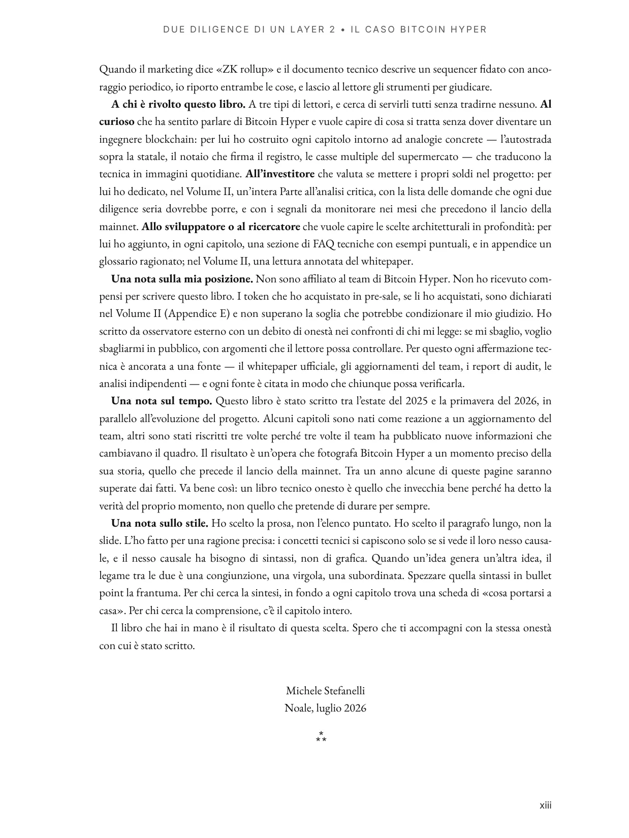 Due Diligence di un Layer 2, Vol. I — anteprima, pagina 9